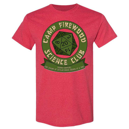 Camp Firewood Science Club - Heather Red - 9