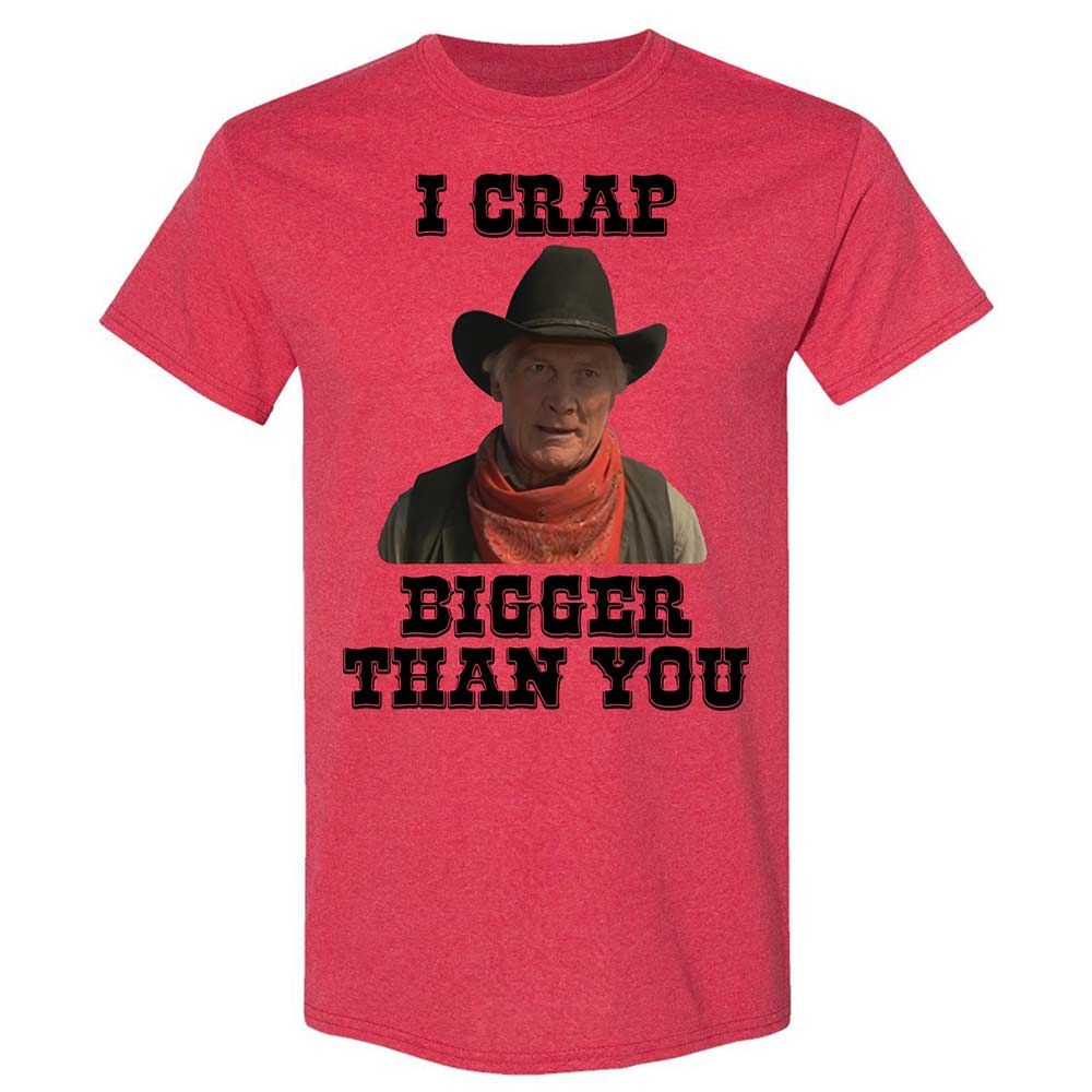 I Crap Bigger Than You - Heather Red - 9