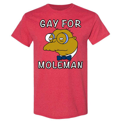 Gay for Moleman - Heather Red - 9