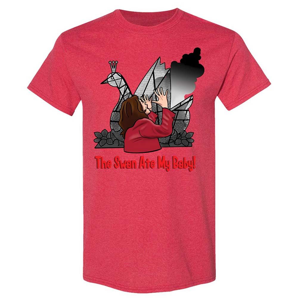 The Swan Ate My Baby - Heather Red - 9