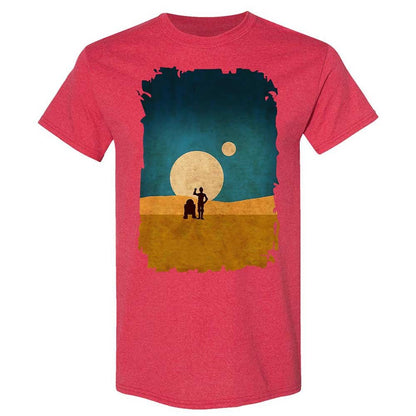 Droids In The Dunes - Heather Red - 9