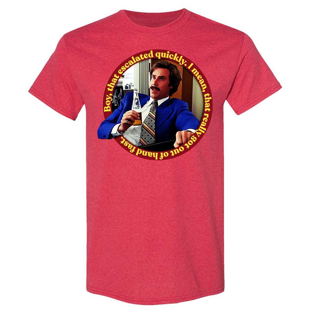 Classic Unisex T-Shirt - Q9J1EGS1 - Heather Red - 9