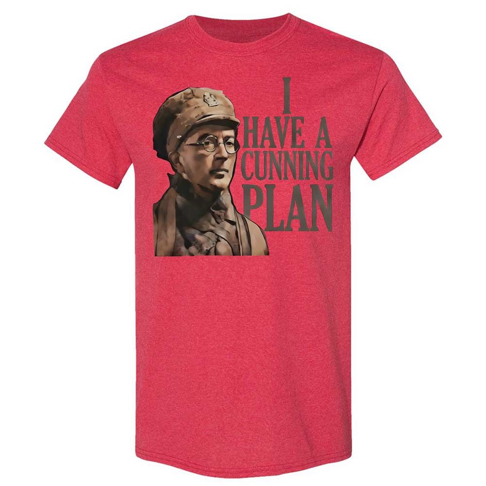 I Have A Cunning Plannn - Heather Red - 9