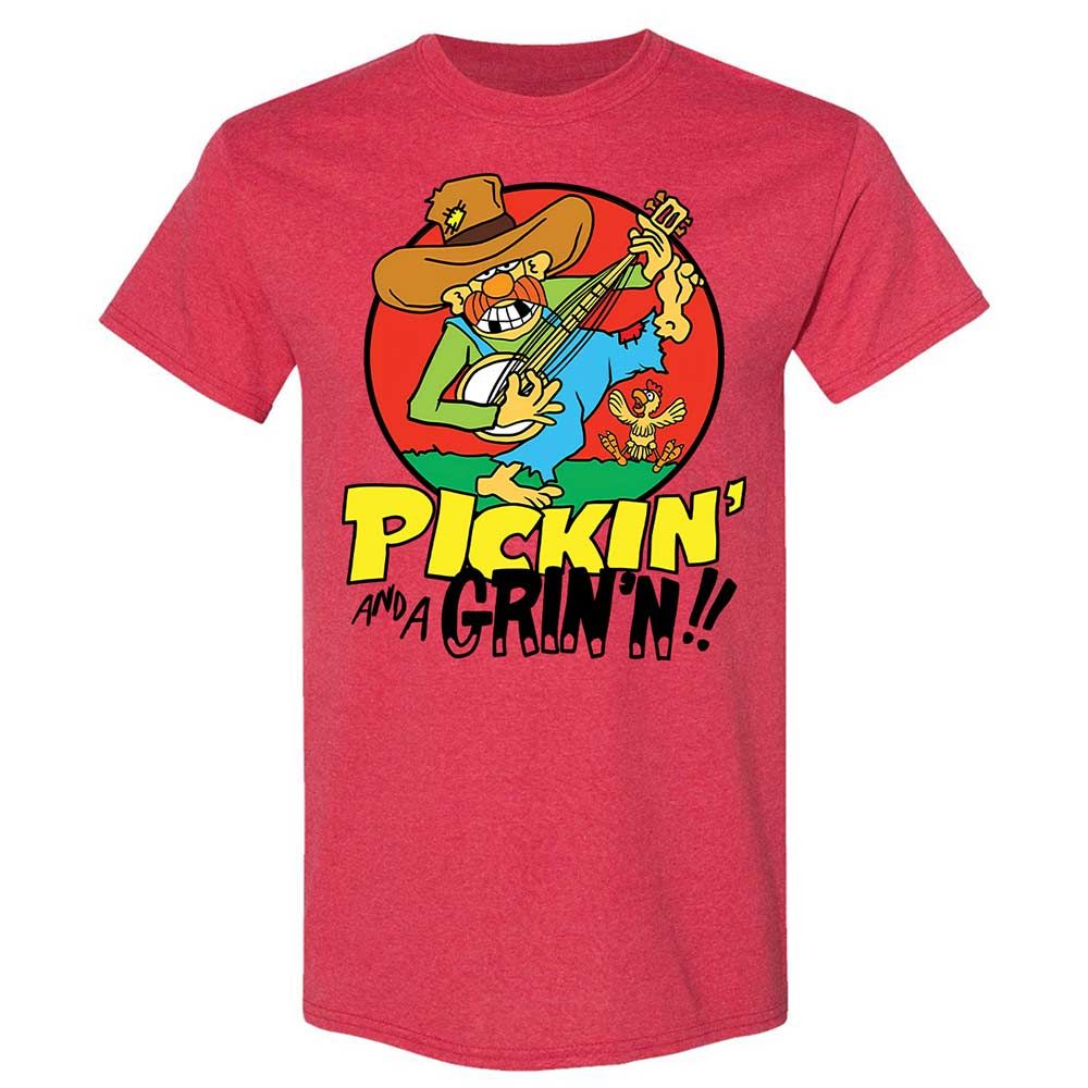Pickin' and a Grinnin - Heather Red - 9