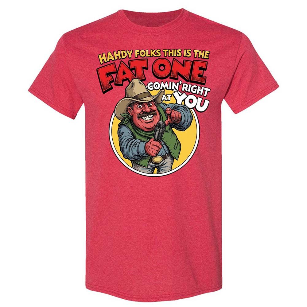 Fat One comin' right at you - Heather Red - 9