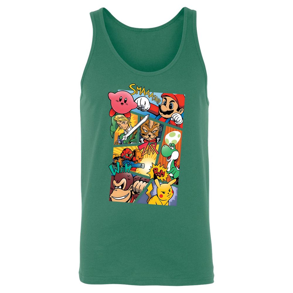 Unisex Jersey Tank - JSJ99E82 - Kelly - 9