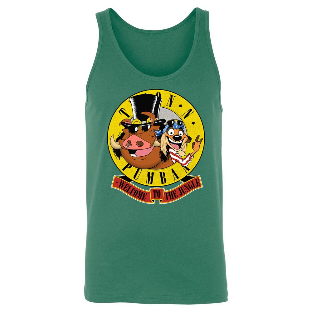 Unisex Jersey Tank - Black - Kelly - 9