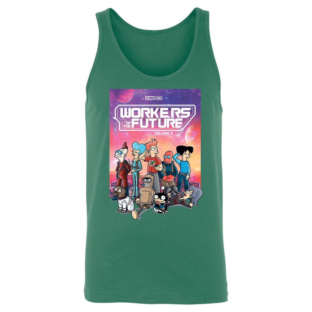 Unisex Jersey Tank - MZUCRB52 - Kelly - 9