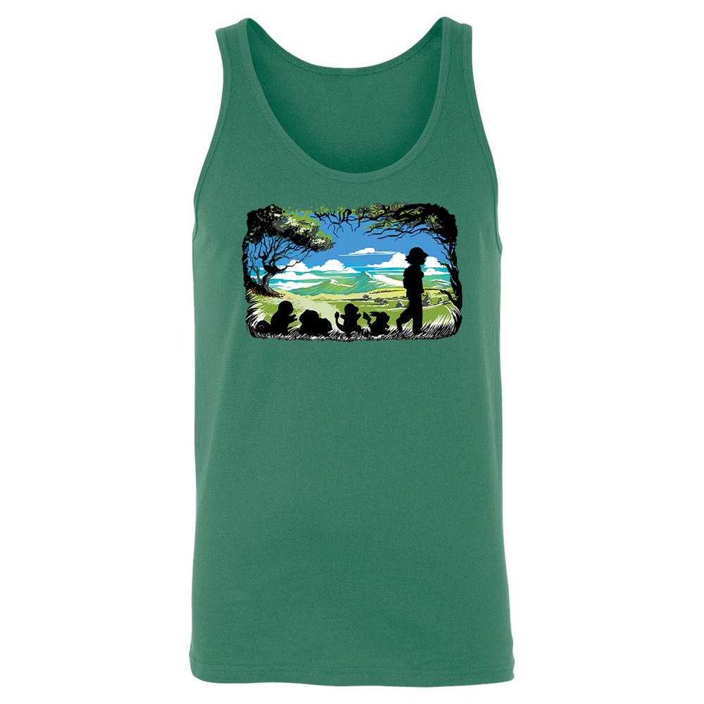 Unisex Jersey Tank - UAMY6EEK - Kelly - 9