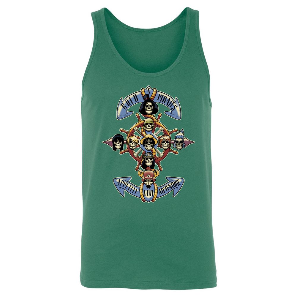 Unisex Jersey Tank - DBLR9D83 - Kelly - 9