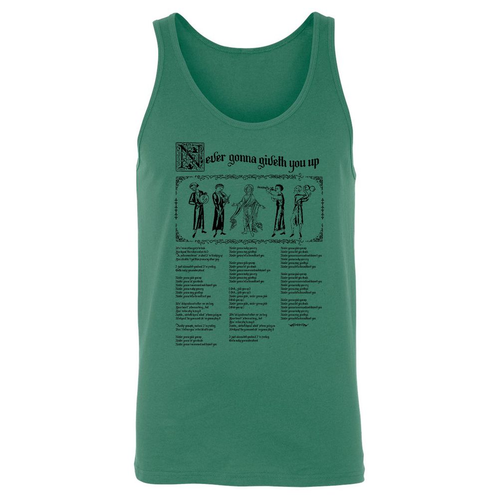 Unisex Jersey Tank - ZPRKQQX5 - Kelly - 9