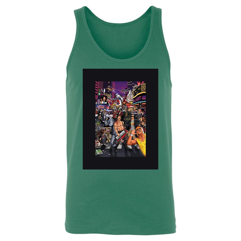 Unisex Jersey Tank - XM81DW77 - Kelly - 9