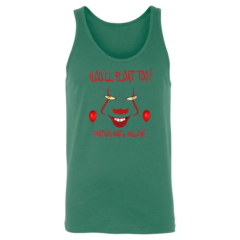 Unisex Jersey Tank - J99PKBF7 - Kelly - 9
