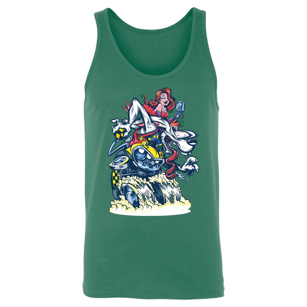 Unisex Jersey Tank - BVKSUKCR - Kelly - 9