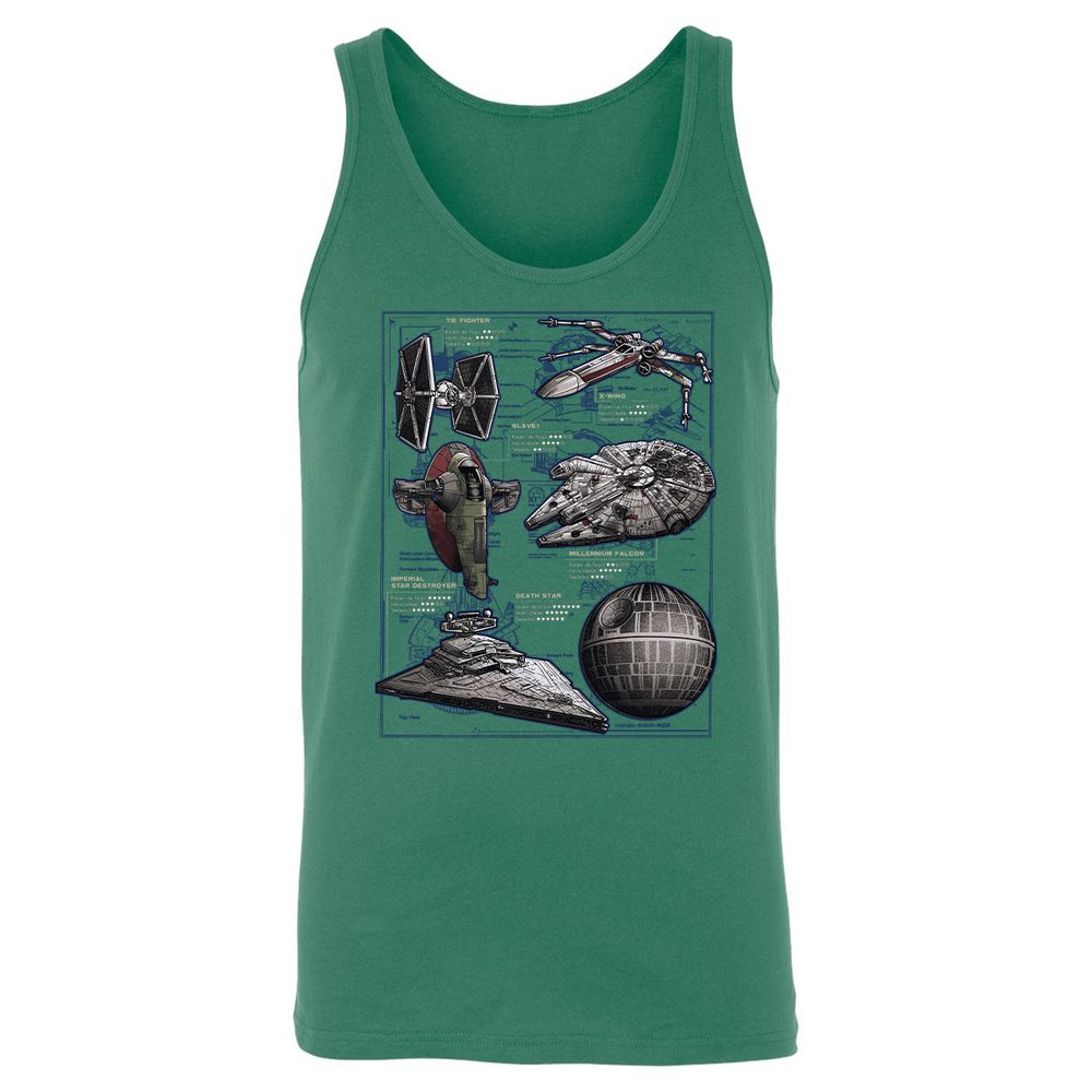Unisex Jersey Tank - 18MW4JUB - Kelly - 9