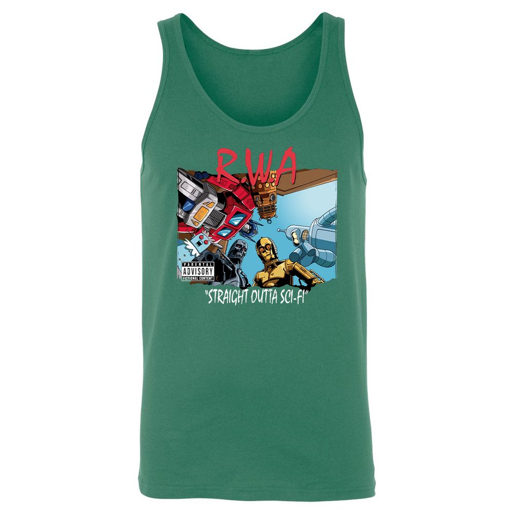 Unisex Jersey Tank - B73SD5D3 - Kelly - 9