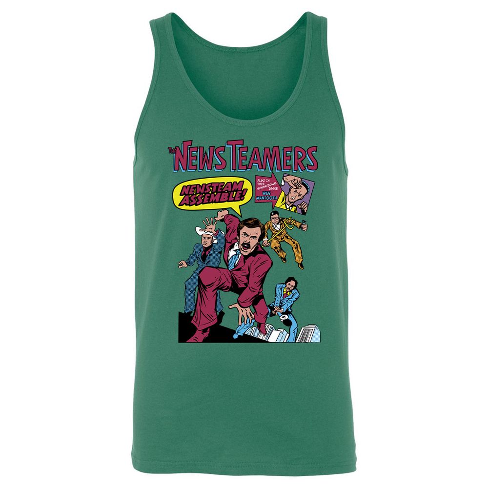 Unisex Jersey Tank - PVFJUDRV - Kelly - 9