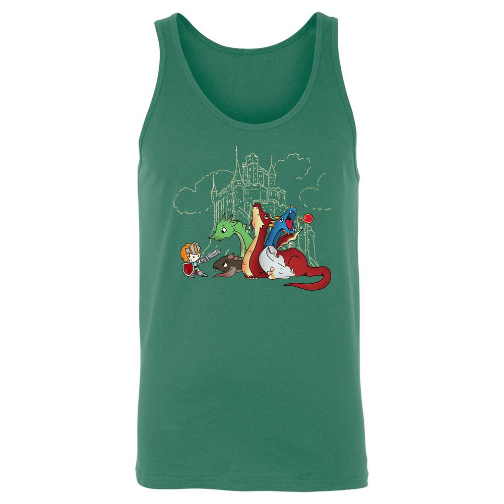 Unisex Jersey Tank - DR9HPGZN - Kelly - 9