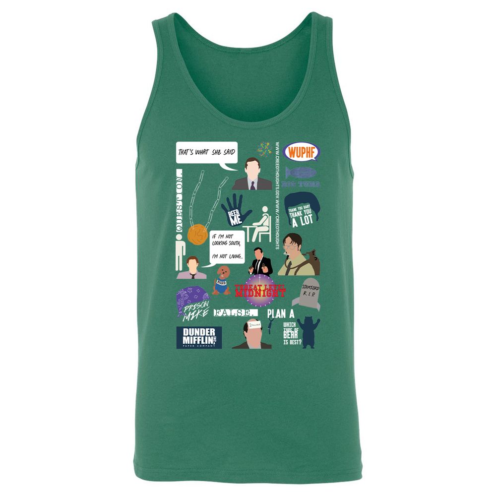 Unisex Jersey Tank - 7S4DZV6B - Kelly - 9