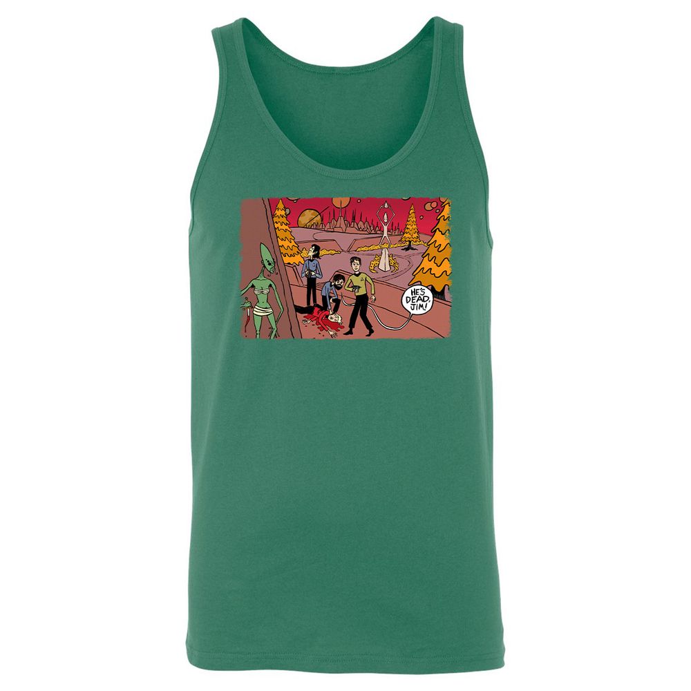 Unisex Jersey Tank - D4CBZUDT - Kelly - 9