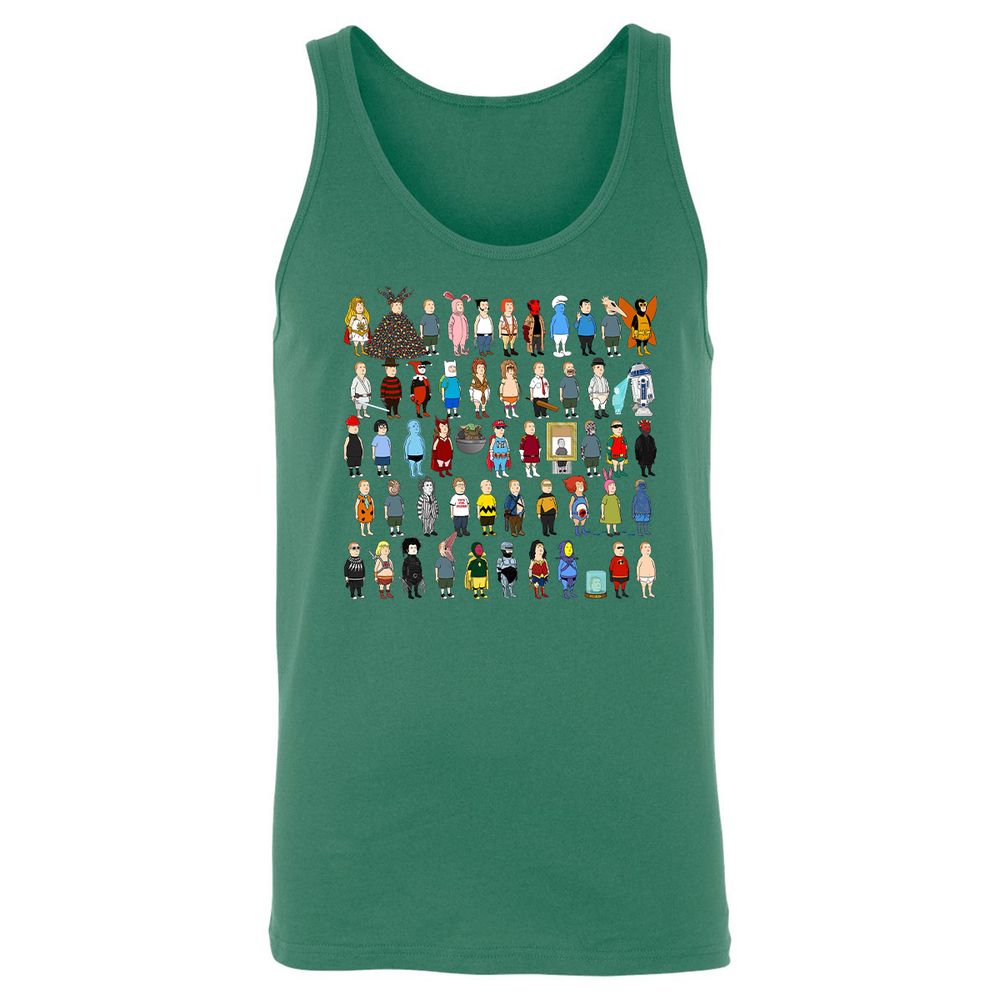 Unisex Jersey Tank - FBMLVSN3 - Kelly - 9