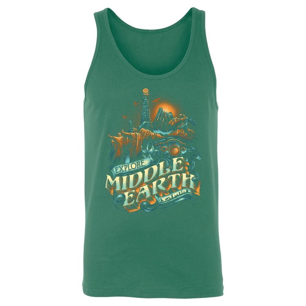 Unisex Jersey Tank - K9TESPDS - Kelly - 9