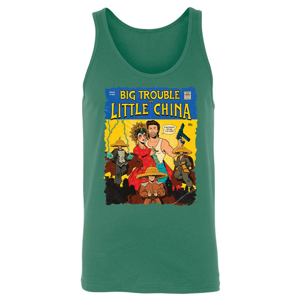 Unisex Jersey Tank - NS8L596E - Kelly - 9