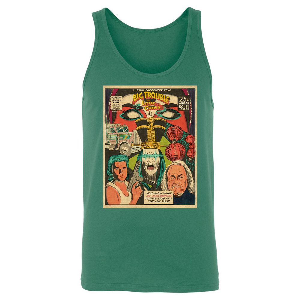 Unisex Jersey Tank - 9DB7TQLW - Kelly - 9
