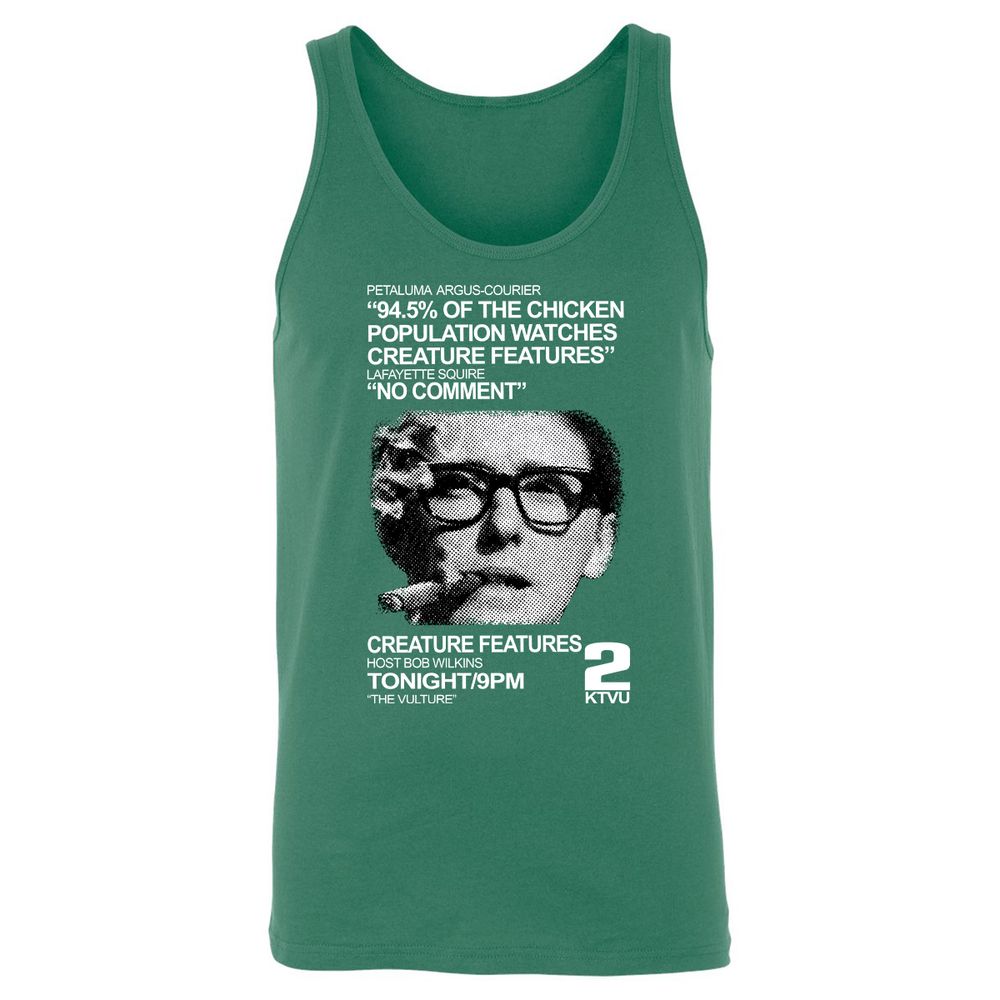 Unisex Jersey Tank - MKHJX8K7 - Kelly - 9