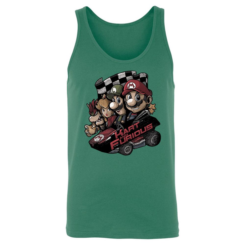 Unisex Jersey Tank - C4R9AFZ1 - Kelly - 9