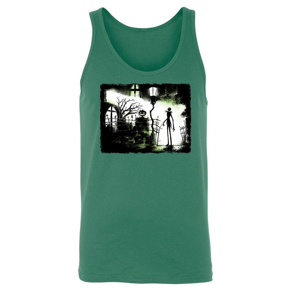 Unisex Jersey Tank - Black - Kelly - 9