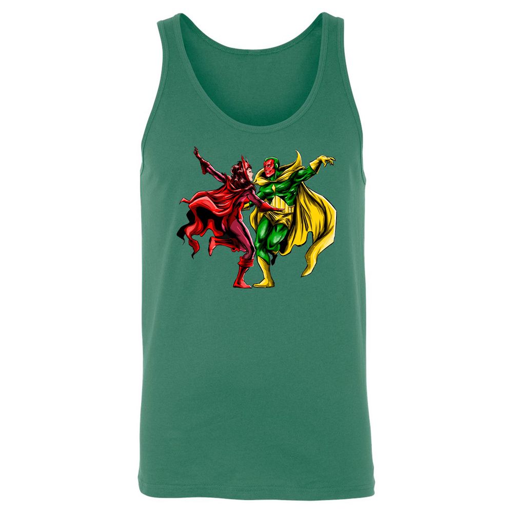 Unisex Jersey Tank - X4K3TELL - Kelly - 9