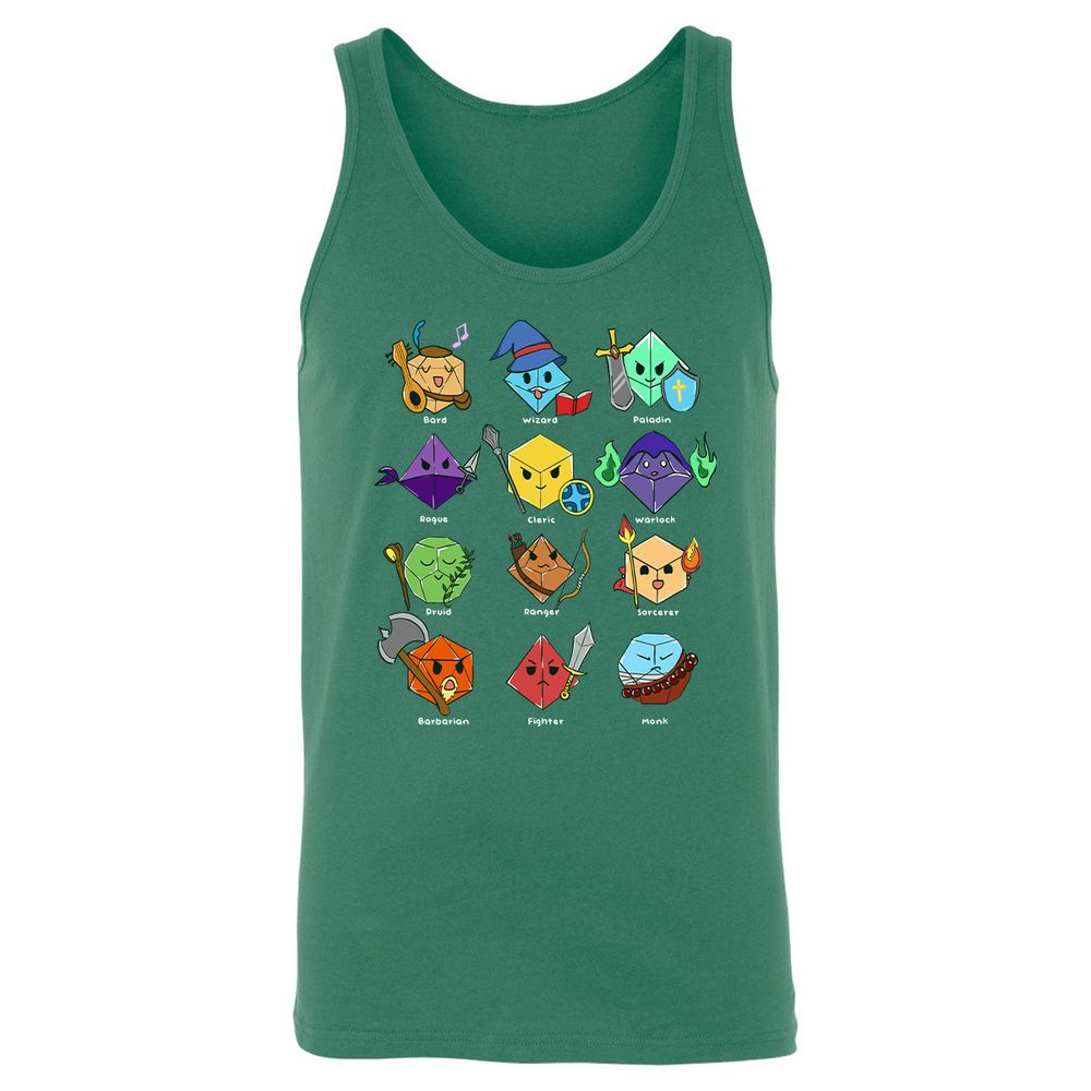 Unisex Jersey Tank - S38J2G6E - Kelly - 9