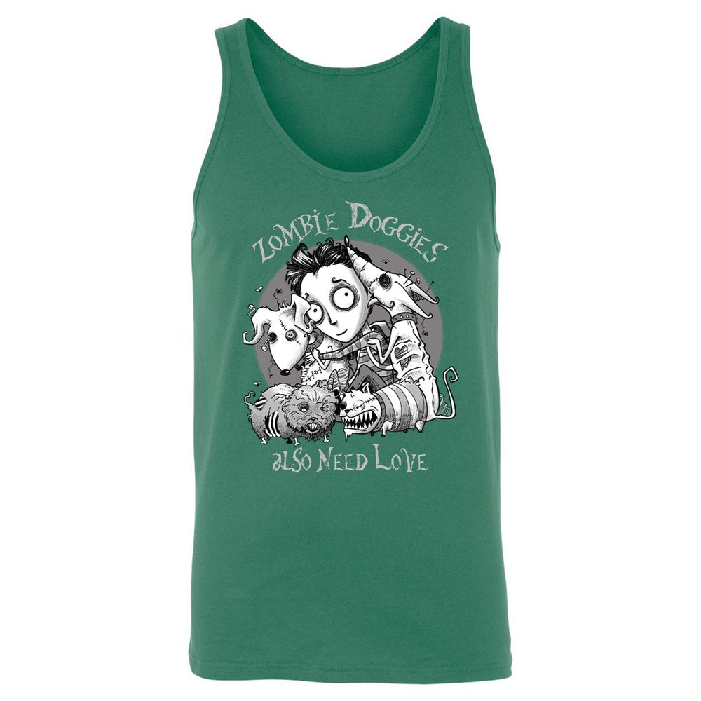 Unisex Jersey Tank - XM3QD3L9 - Kelly - 9