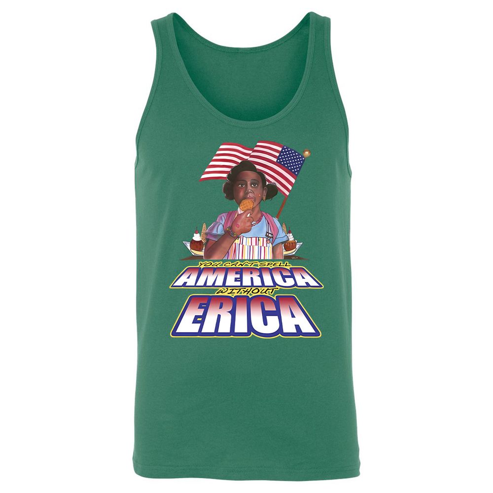 Unisex Jersey Tank - 764QF3TM - Kelly - 9