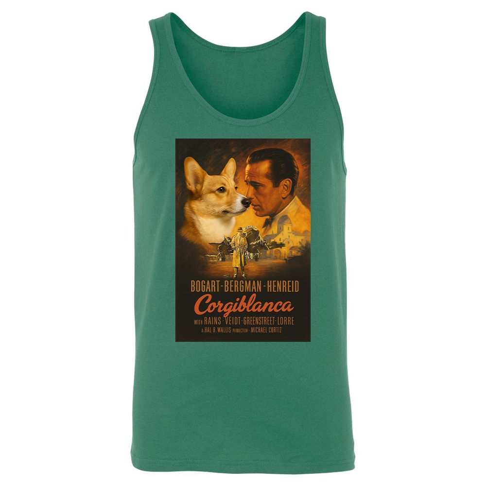 Unisex Jersey Tank - X5NH2W3L - Kelly - 9