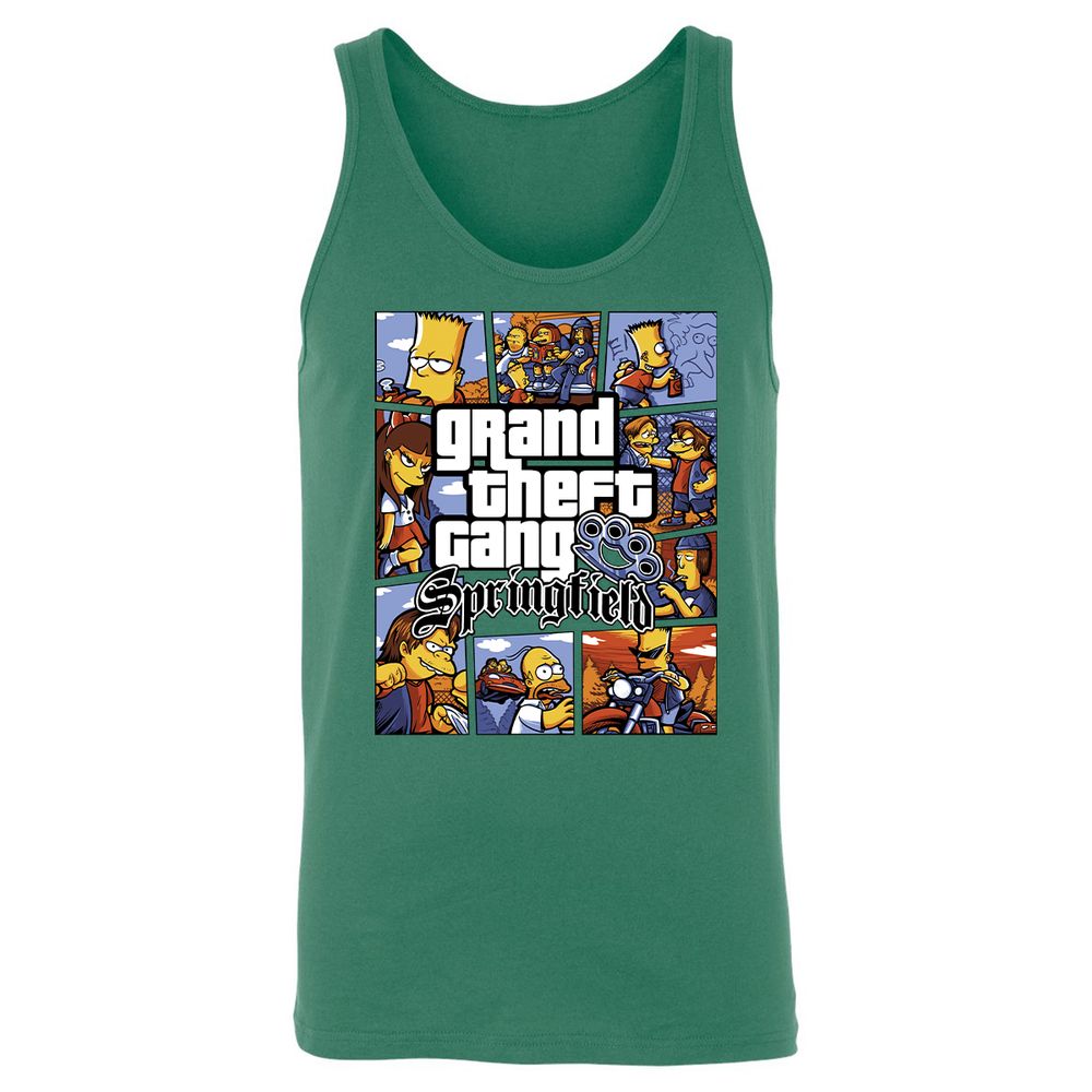Unisex Jersey Tank - 53LX5PCK - Kelly - 9