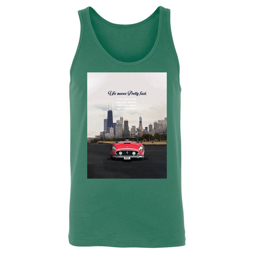 Unisex Jersey Tank - 465ZK571 - Kelly - 9