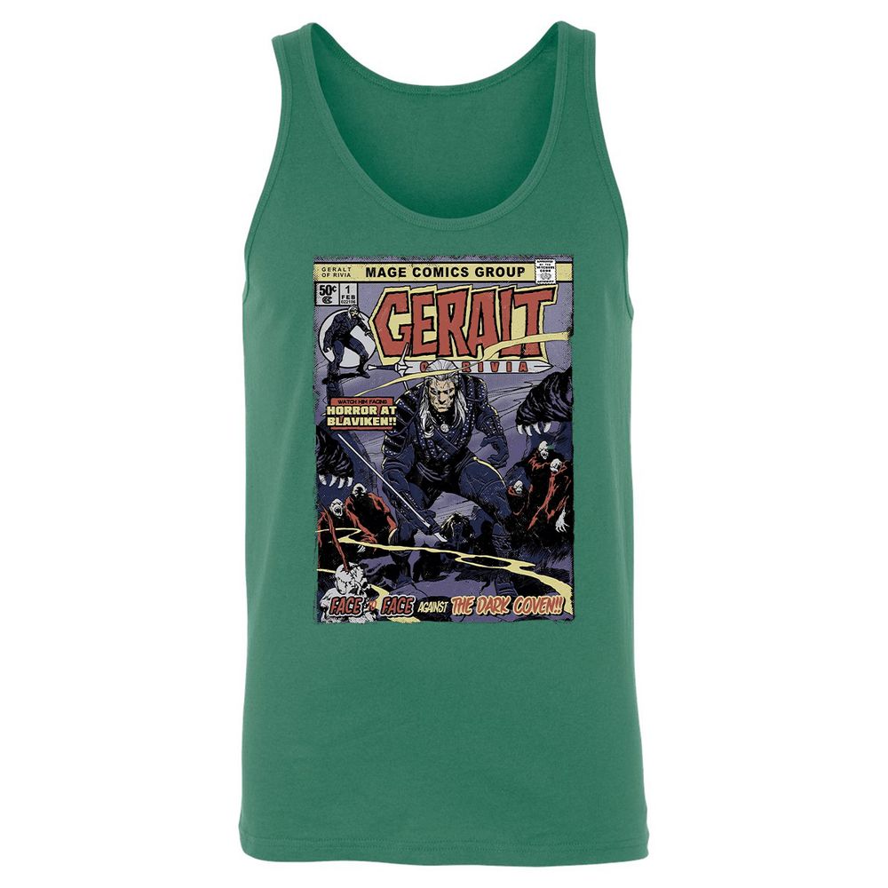 Unisex Jersey Tank - UD9VZRKG - Kelly - 9