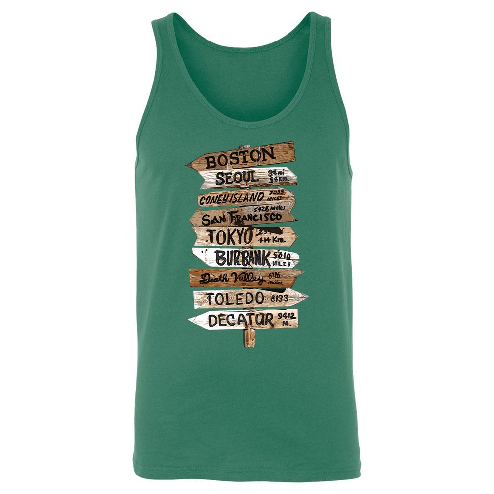 Unisex Jersey Tank - HEQ2X5LN - Kelly - 9