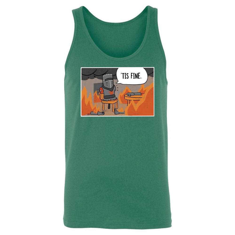 Unisex Jersey Tank - XH4UTK92 - Kelly - 9