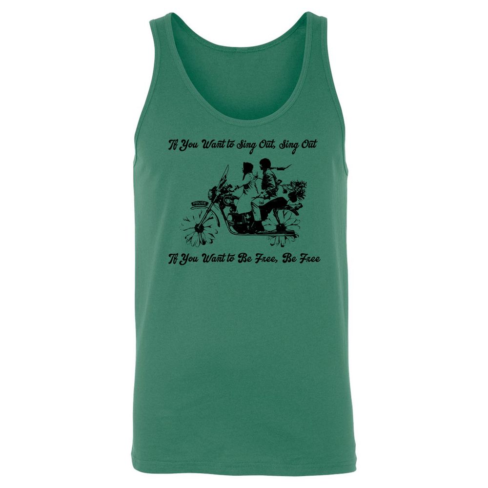 Unisex Jersey Tank - GE567YJN - Kelly - 9