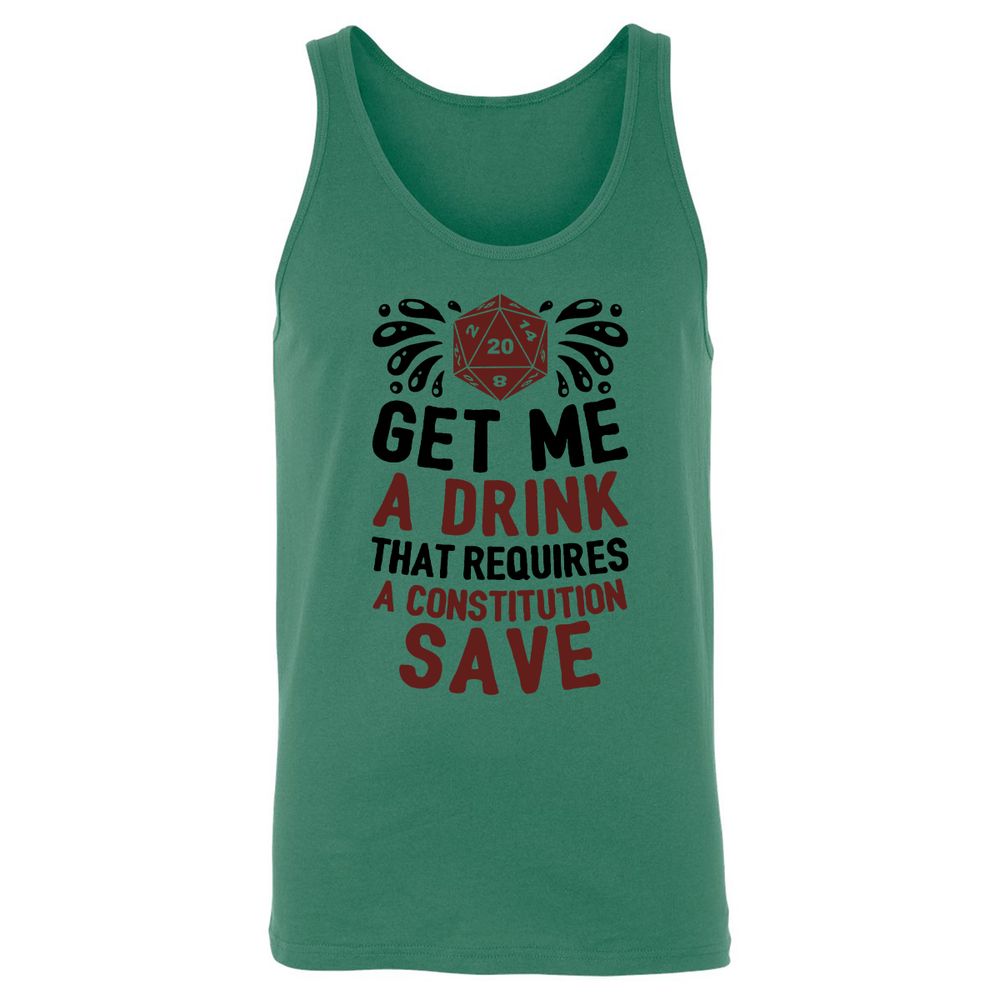 Unisex Jersey Tank - STE4DAR8 - Kelly - 9