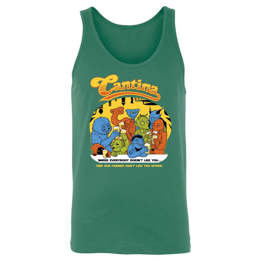 Unisex Jersey Tank - MFBYLSFN - Kelly - 9