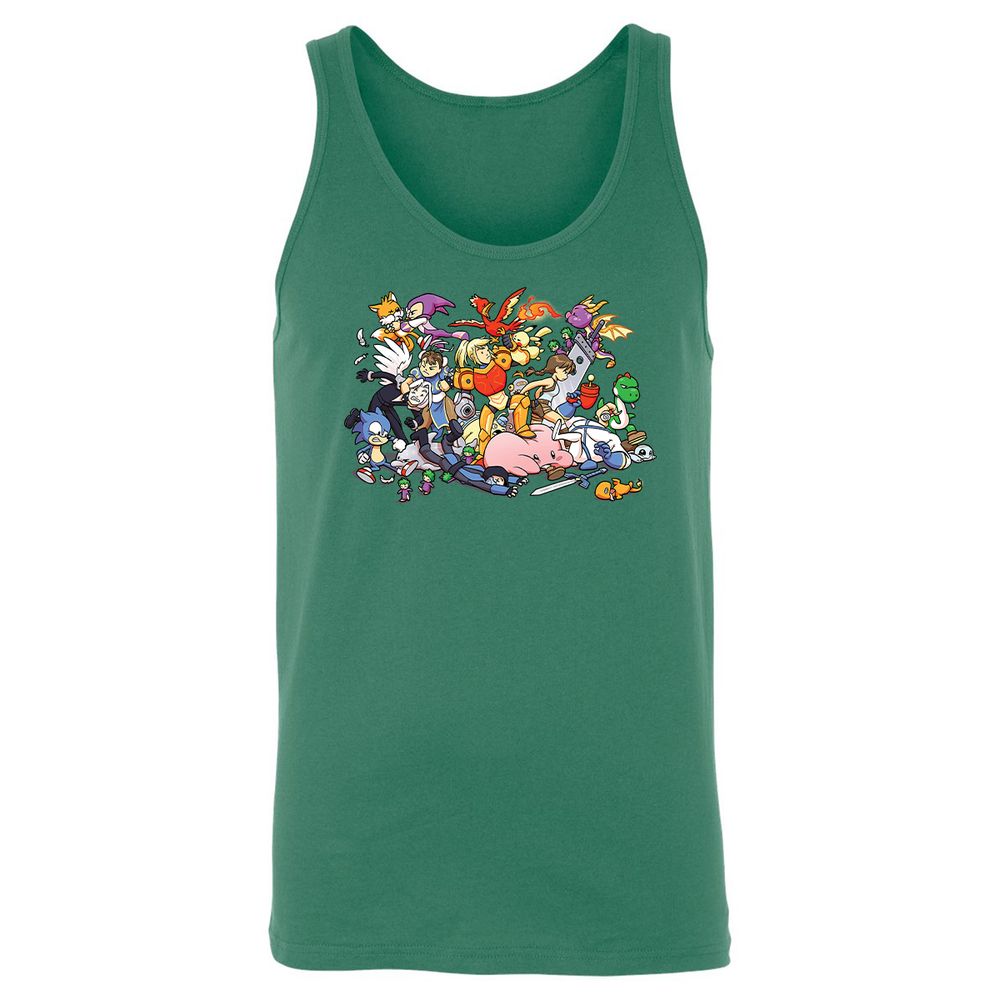 Unisex Jersey Tank - Y4UBG248 - Kelly - 9