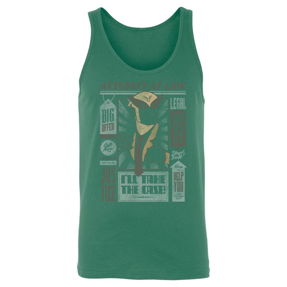 Unisex Jersey Tank - RYZ1QY46 - Kelly - 9