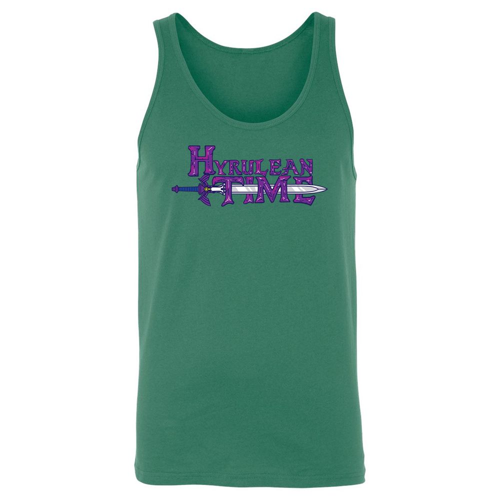 Unisex Jersey Tank - White - Kelly - 9
