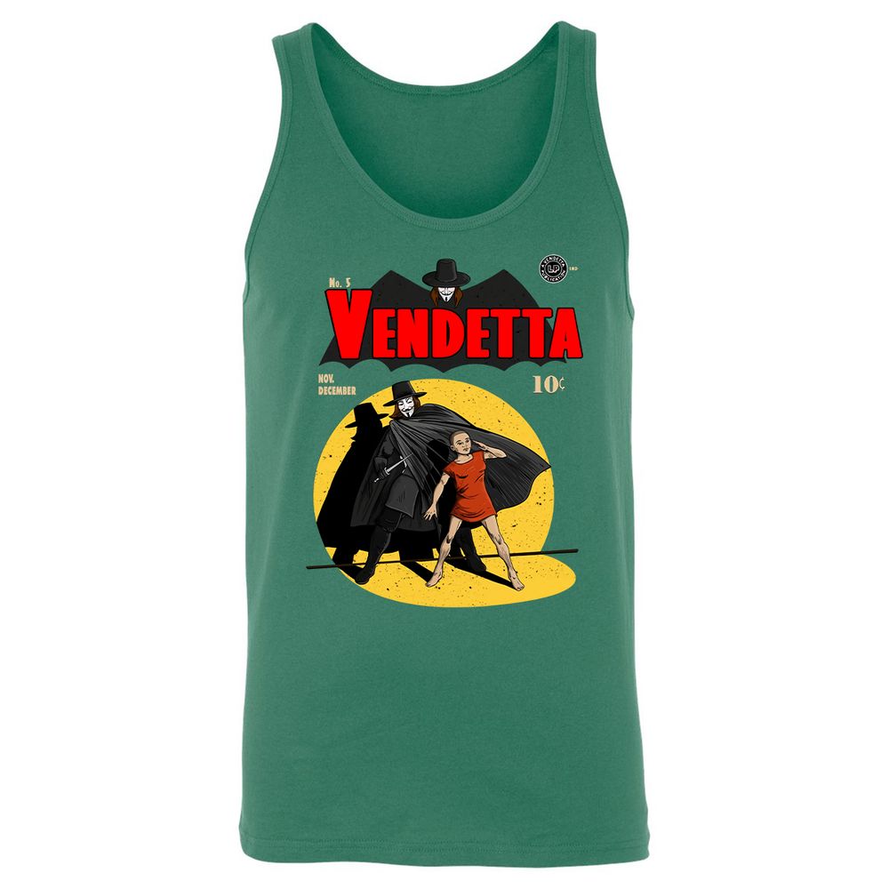 Unisex Jersey Tank - NAVY3HED - Kelly - 9