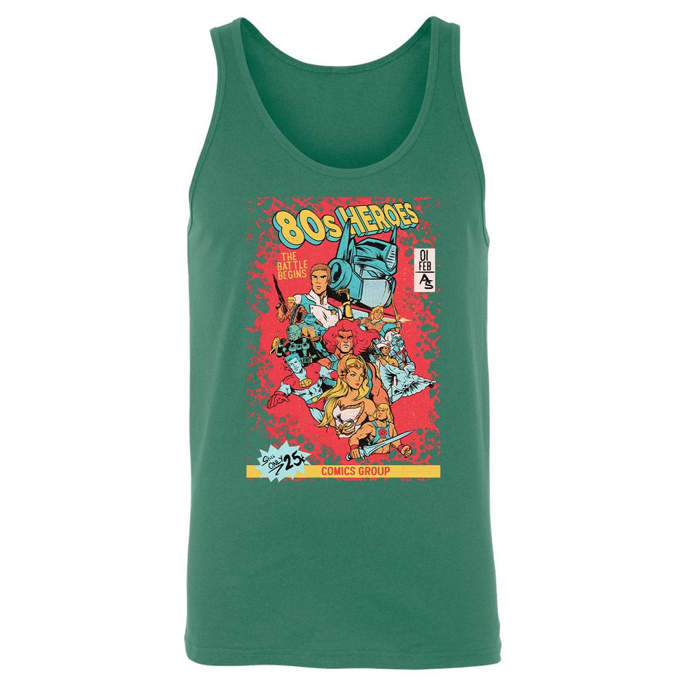 Unisex Jersey Tank - NTD8QGL3 - Kelly - 9