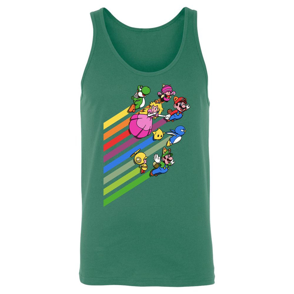 Unisex Jersey Tank - PWRMCXYS - Kelly - 9